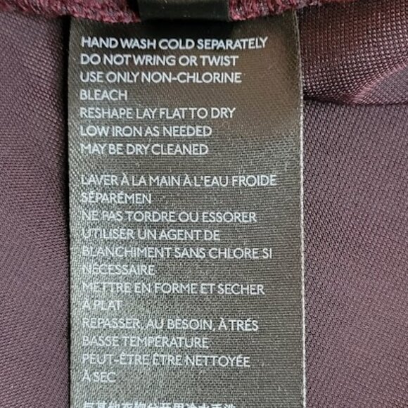 Maeve by Anthropologie Katrina Burgundy Blouse Velvet Button Up Top Women's SZ 2 - Picture 11 of 14